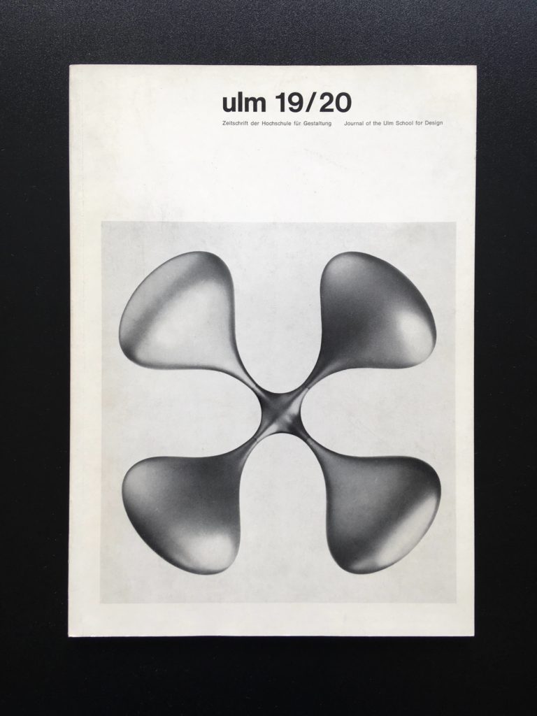 Ulm  Zeitschrift der Hochschule für Gestaltung n°19/20