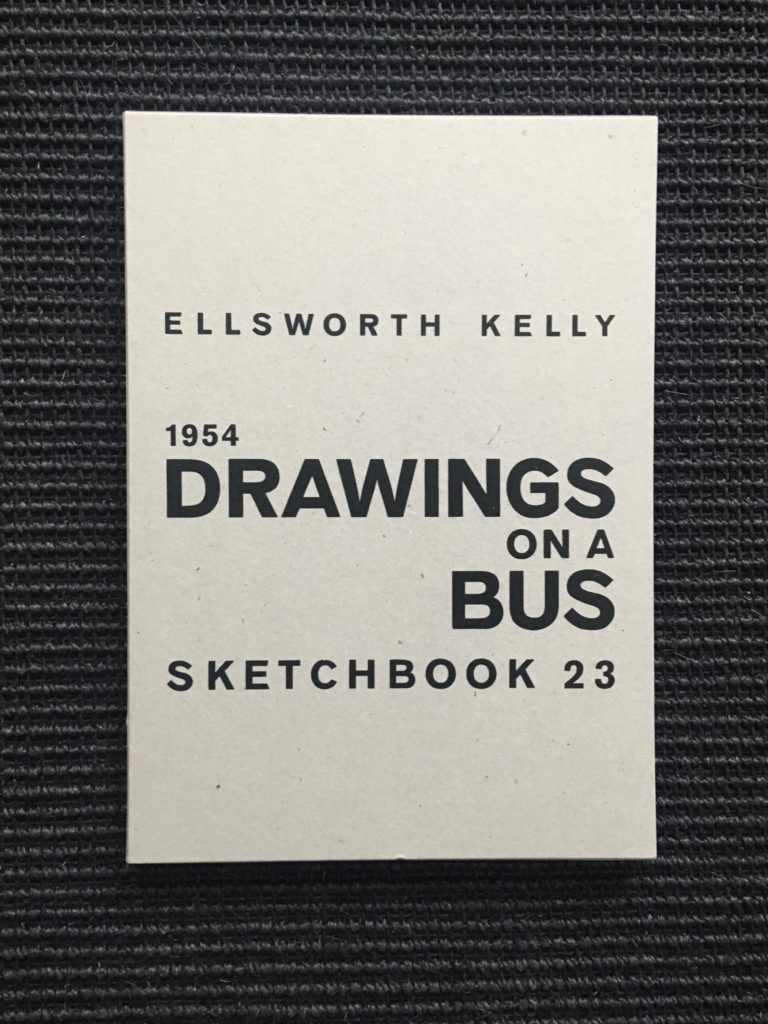 Ellsworth Kelly: Drawings on a bus. Sketchbook 23.