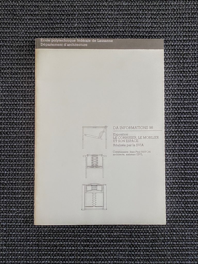 Le Corbusier. Le mobilier et son espace