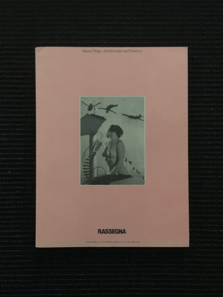 Karel Teige, Architecture and Poetry – Rassegna n°53