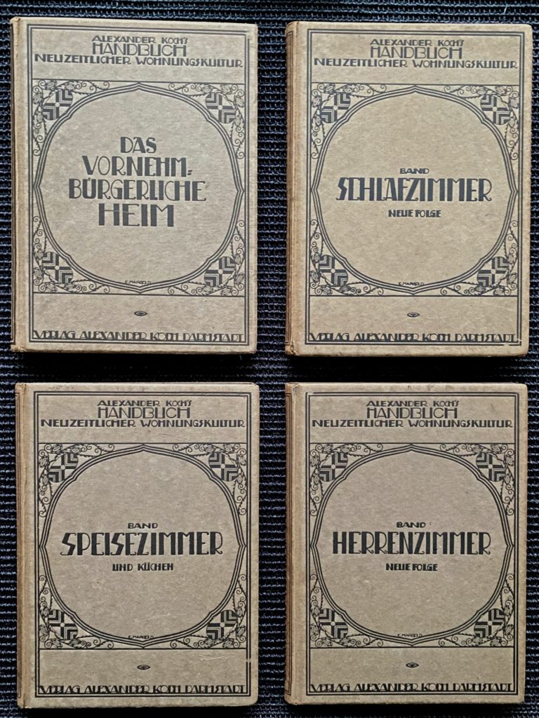 Alexander Koch’s Handbuch Neuzeitlicher Wohnungskultuur ( 4 vol. )