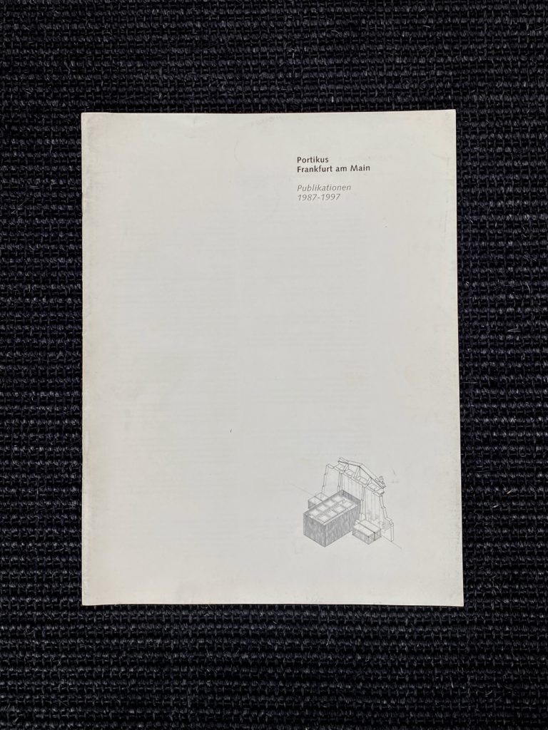 Portikus Publikationen 1987 – 1997