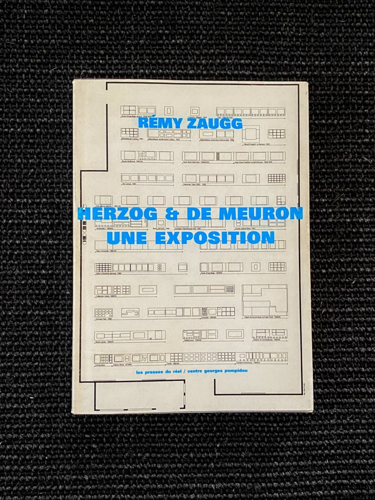 Rémy Zaugg : Herzog et De Meuron une exposition  ARCHIVES