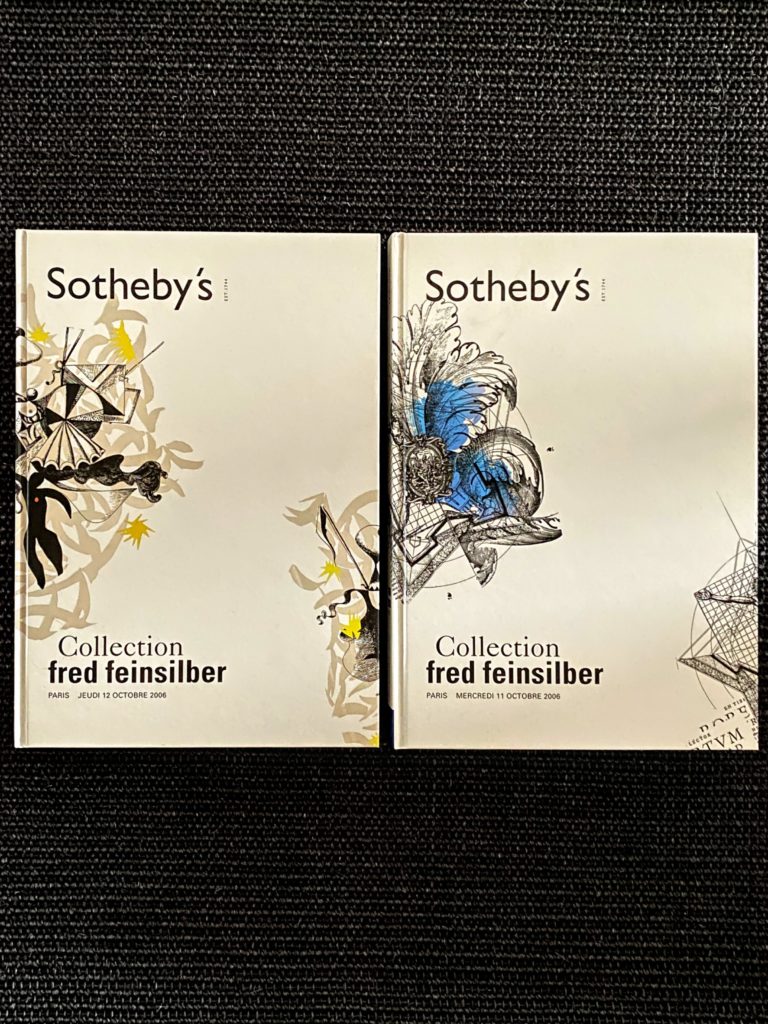 Sotheby’s: La Collection Fred Feinsilber – Livres, Manuscrits, Gravures et Photographies 1460 – 1960