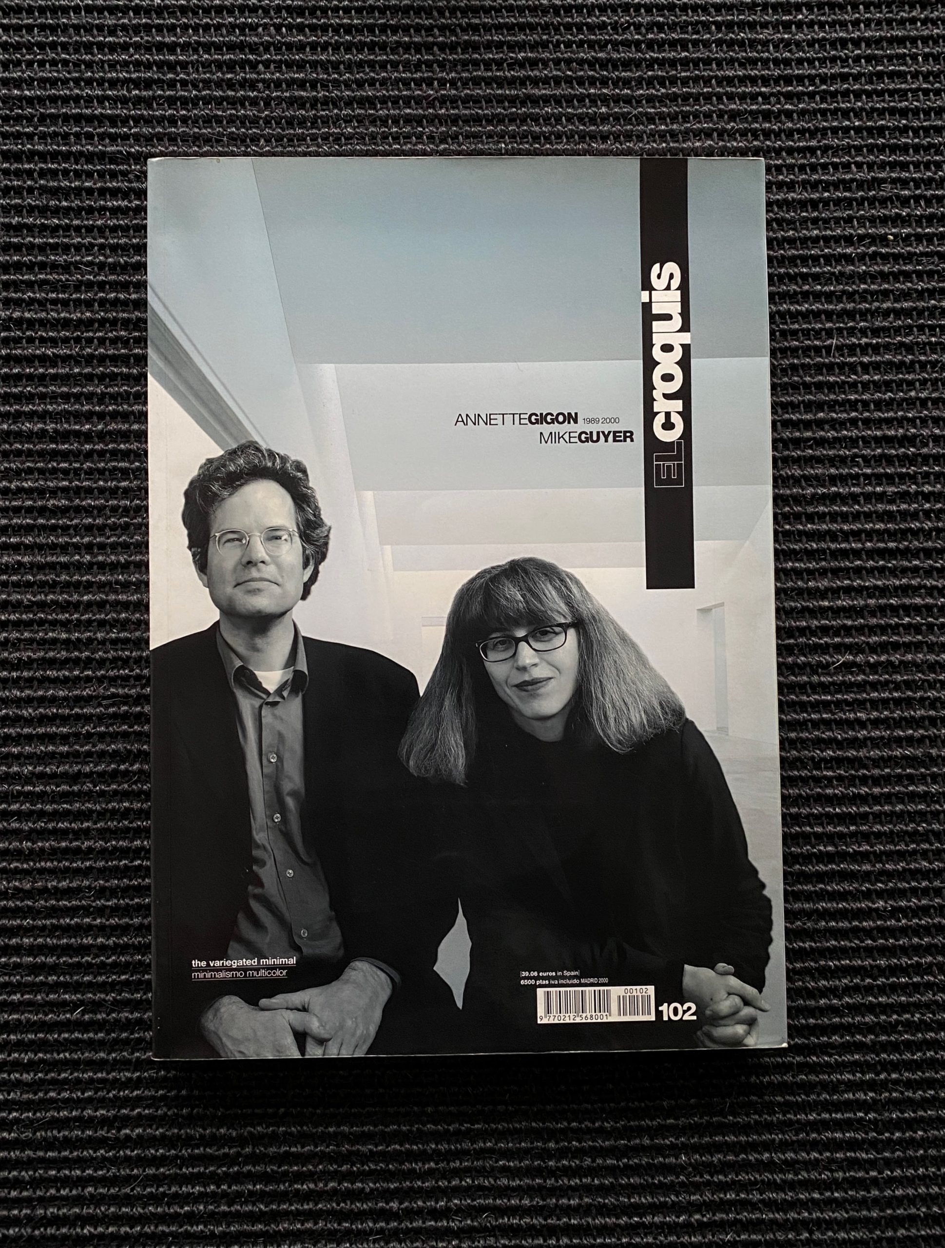 アート・デザイン・音楽 EL croquis 102 Annette Gigon Mike Guyer El Croquis N. 102 Annette Gigon & Mike Guyer - Benoit Waterkeyn