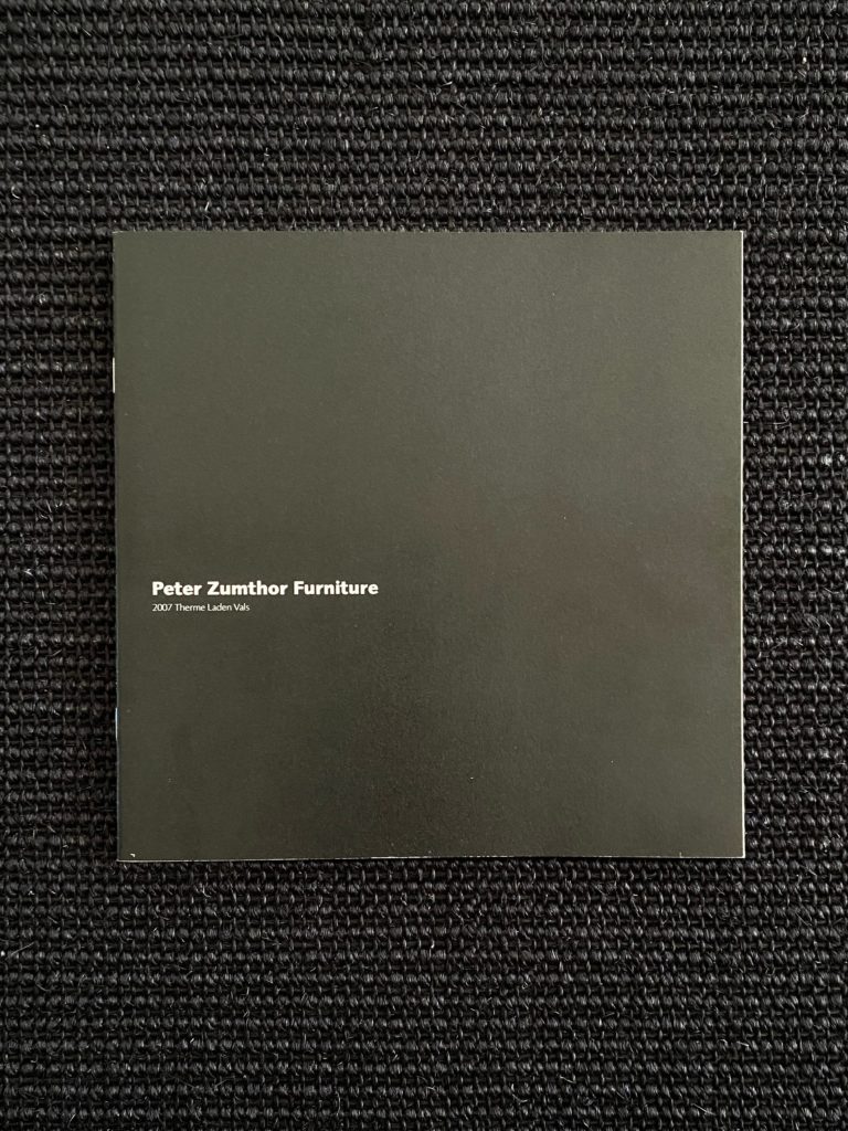 Peter Zumthor Furniture