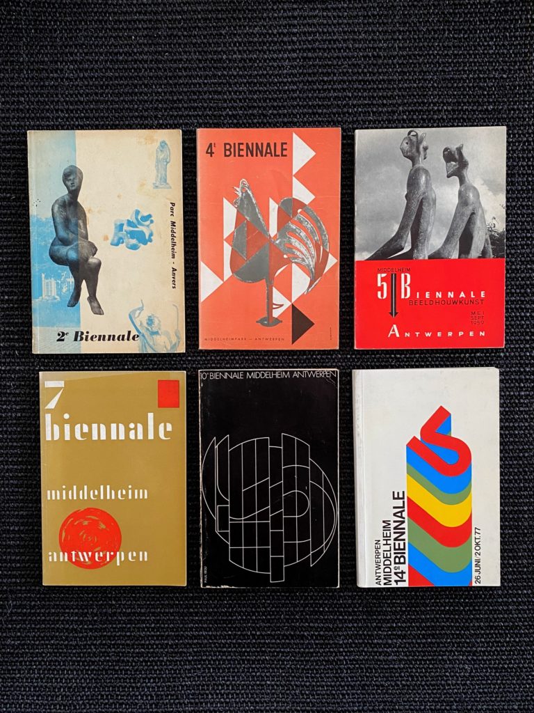 Biennale Middelheim Antwerpen – Six little catalogs
