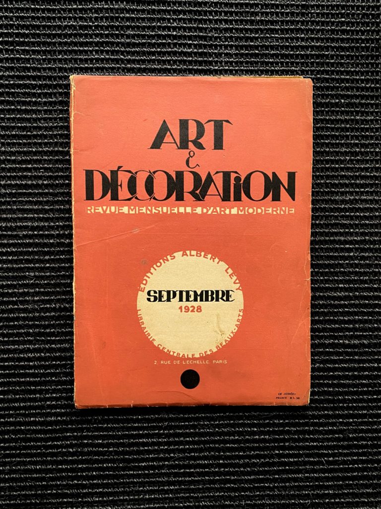 Les tapis De Saedeleer – Art et Décoration septembre 1928