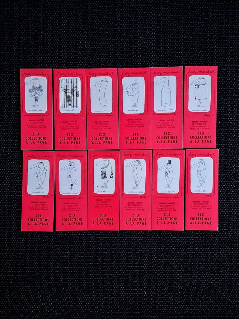 Siné – 12 marque-pages pour les éditions Marabout