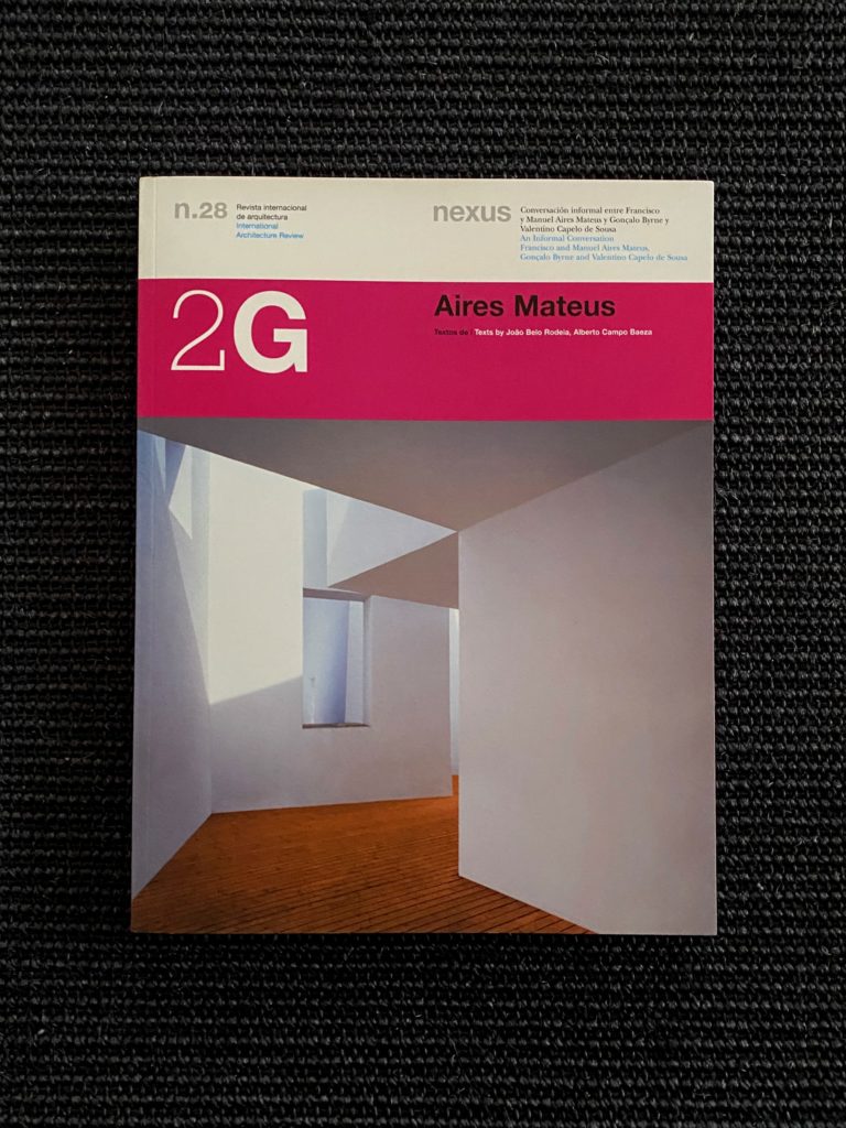 Aires Mateus   2G n.28  April 2003